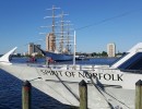 La Fragata Libertad arribó al puerto de Norfolk, en Estados Unidos