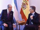 El presidente Macri recibió una carta del Rey Felipe VI de España por los 200 años de la Independencia