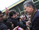 El Presidente asistió al cierre del desfile militar por el Bicentenario