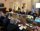 El presidente Macri encabezó una reunión de Gabinete en Casa Rosada