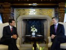 El presidente Mauricio Macri recibió a su par de México