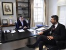 El presidente Mauricio Macri recibió en Olivos a Marcelo Tinelli