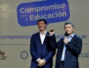 El presidente Macri encabezó el lanzamiento de la iniciativa Compromiso por la Educación