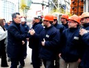 El Presidente inauguró una terminal portuaria de la empresa Dreyfus en Bahía Blanca