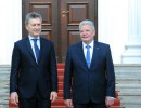 Mauricio Macri se reunió en Berlín con la canciller Angela Merkel y el presidente Joachim Gauck