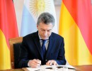 Mauricio Macri se reunió en Berlín con la canciller Angela Merkel y el presidente Joachim Gauck