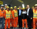 El Presidente inauguró la estación Santa Fe de la línea H del subte