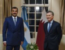 El presidente Macri recibió al Emir de Qatar y acordaron dinamizar la relación bilateral