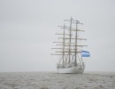 La Fragata Libertad arribó al puerto español de El Ferrol