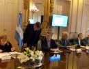  El presidente Mauricio Macri encabezó una reunión de Gabinete en Casa Rosada