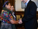 El Presidente recibió a las Premio Nobel Rigoberta Menchú y Shirin Ebadi