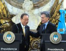 El presidente Macri recibió al secretario General de la ONU
