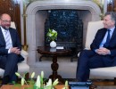 El presidente Mauricio Macri recibió al titular del Parlamento Europeo