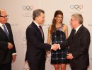 El presidente Macri y su esposa participaron del agasajo que dio el COI en la apertura de los JJOO