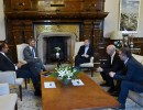 El presidente Mauricio Macri se reunió con el CEO de WME Ari Emanuel y el titular de IMG Ioris Francini