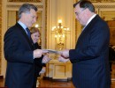 El presidente Macri recibió las cartas credenciales de nueve embajadores