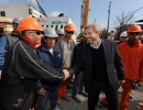 El Gobierno puso en marcha obras para Lomas de Zamora y Almirante Brown