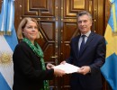 El Presidente recibió las cartas credenciales de los embajadores de Brasil, Finlandia, Francia, República Checa y Suecia