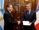 El Presidente recibió las cartas credenciales de los embajadores de Brasil, Finlandia, Francia, República Checa y Suecia