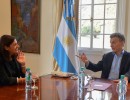 El presidente Mauricio Macri recibió a la alcaldesa de París