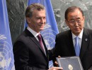 El presidente Macri entregó ante la ONU la adhesión argentina al Acuerdo de París 