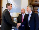 El presidente Macri recibió al CEO de Deutsche Post