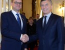 El presidente Mauricio Macri se reunió con el Primer Ministro de Finlandia