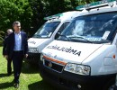 El presidente Macri encabezó la entrega de 40 ambulancias a la provincia de Buenos Aires