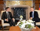 El presidente Mauricio Macri recibió a su par de Eslovenia, Borut Pahor