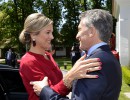  El presidente Mauricio Macri recibió a la reina Máxima de Holanda