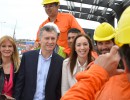 El presidente Macri recorrió las obras del Metrobus de La Matanza