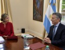  El presidente Mauricio Macri recibió a la reina Máxima de Holanda