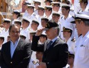 El presidente Mauricio Macri recibió a la Fragata Libertad