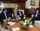 El presidente Macri recibió al ministro de Cultura y al secretario de Obras Públicas