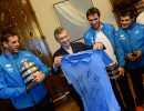 El presidente Macri recibió al equipo campeón de la Copa Davis