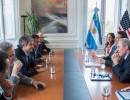 El jefe de Gabinete se reunió con el representante de Comercio de los Estados Unidos