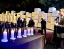 Peña participó de la conmemoración de la “Noche de los Cristales Rotos”