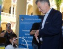 El presidente Macri saludó a alumnos que desarrollaron proyectos de investigación