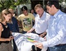 Avanzan las obras de urbanización en barrios de Vicente López y Lanús