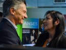 El presidente Macri visitó un call center de la Anses