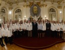 El presidente Macri entregó los sables a oficiales de las fuerzas de seguridad recién ascendidos