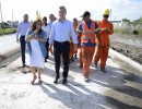 El presidente Macri recorrió obras viales en el municipio de Quilmes