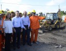 El presidente Macri recorrió obras viales en el municipio de Quilmes
