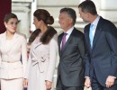 Los reyes de España dieron la bienvenida oficial al presidente Macri 