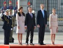 Los reyes de España dieron la bienvenida oficial al presidente Macri 