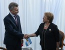 Macri y Bachelet, comprometidos con la integración del Mercosur y la Alianza del Pacífico