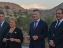 Mauricio Macri y Michelle Bachelet, en un acto por los 200 años de la batalla de Chacabuco