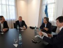 El presidente Macri recibió a los empresarios Donath y De Narváez en Olivos