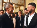 El presidente Macri saludó a deportistas y entrenadores argentinos que trabajan en España