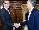 El presidente Macri recibió al director ejecutivo del banco Credite Agricole